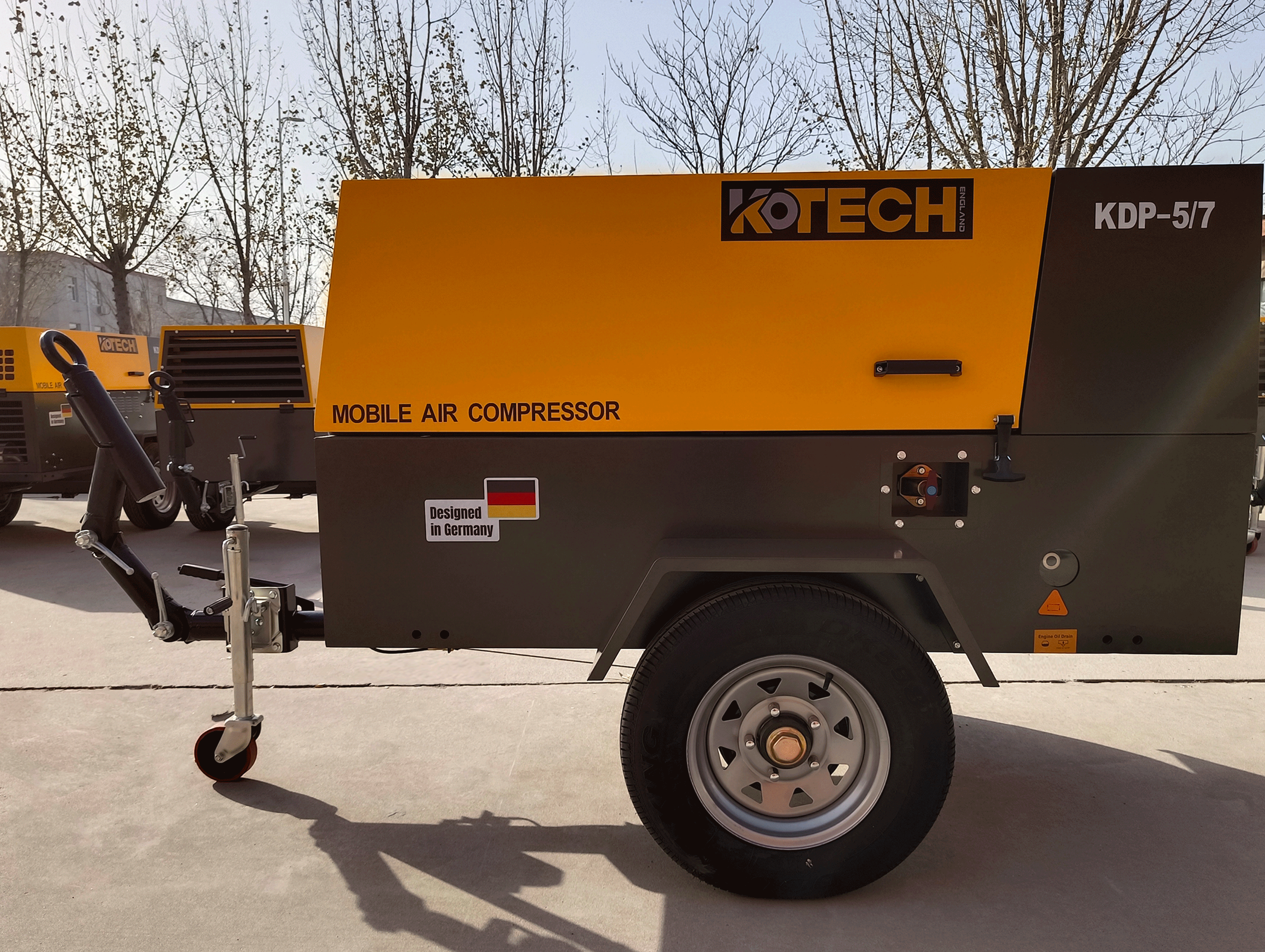 Compresseur d'air mobile Kotech KDP5-7