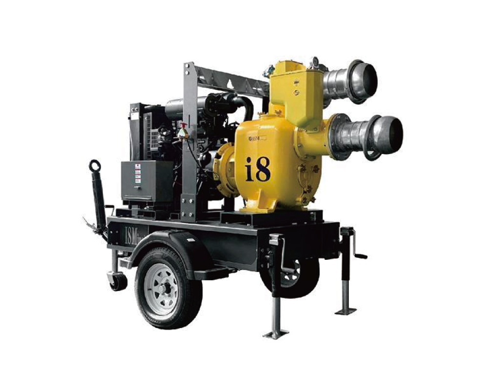 Mobiler Pumpwagen der KWP-Serie mit Anhänger