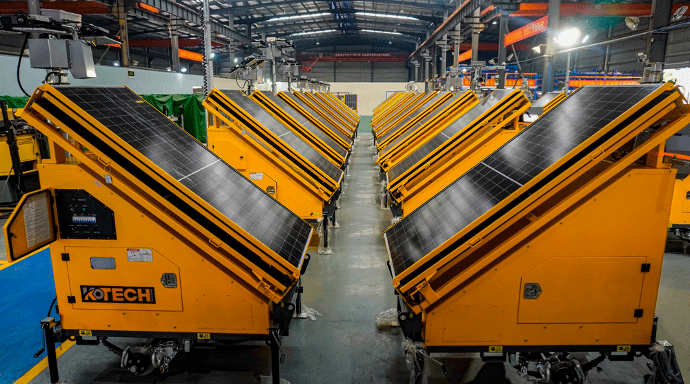 Mobiler Solar-Lichtturm der KLTS-Serie Mobiler Solar-Lichtturm der KLTS-Serie