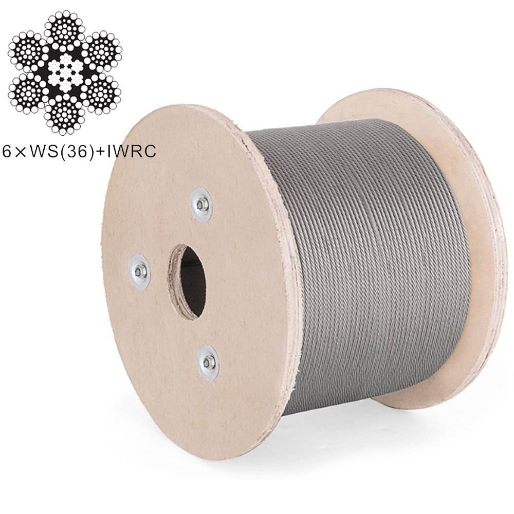 6xWS(31)+IWRC 6xWS(36)+IWRC Galvanized and Stainless Steel Wire Rope
