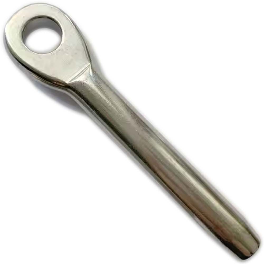 Customized Swage Eye End Fittings Cable Railing Kits Swageless Terminal Stainless Steel Wire Rope Eye Terminals