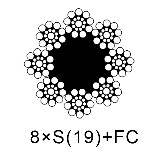 Uže za dizanje 8xS19FC 12