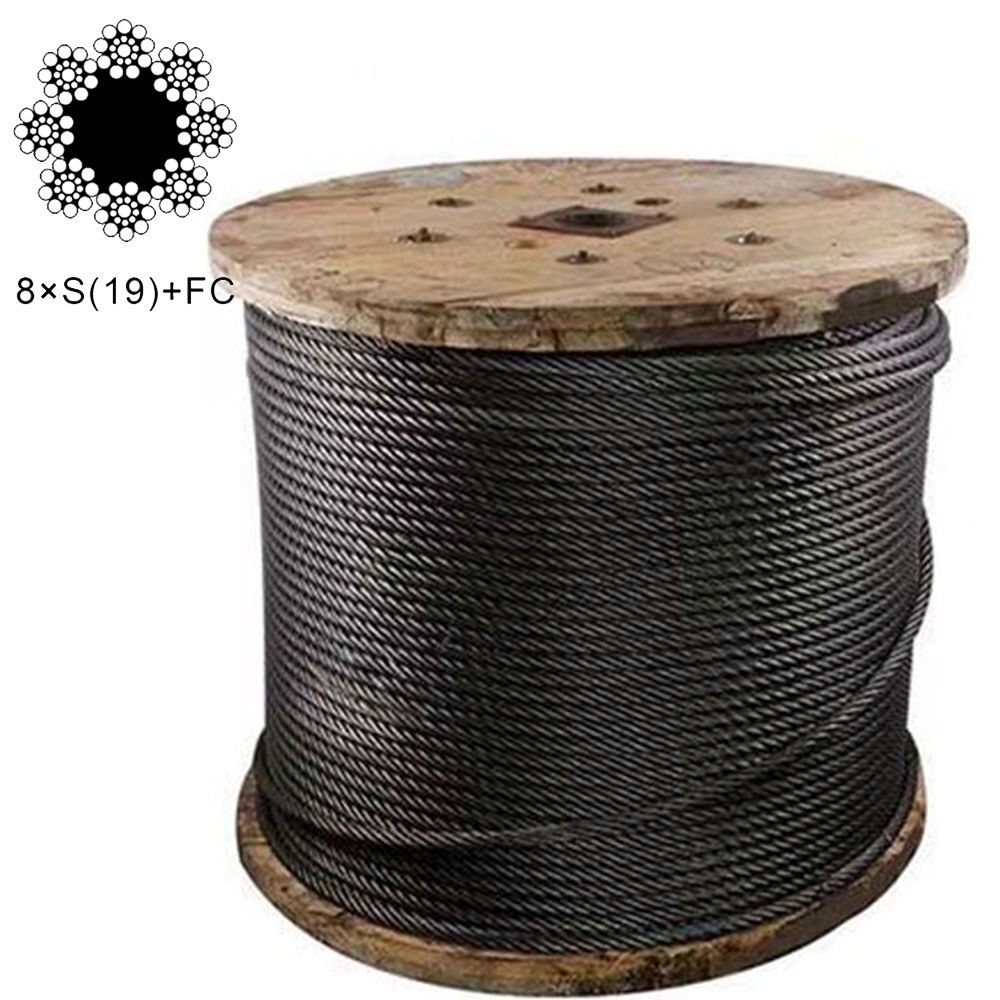 Elevator Wire Rope 8×S(19)+FC Hoisting Rope Steel Wire Cable