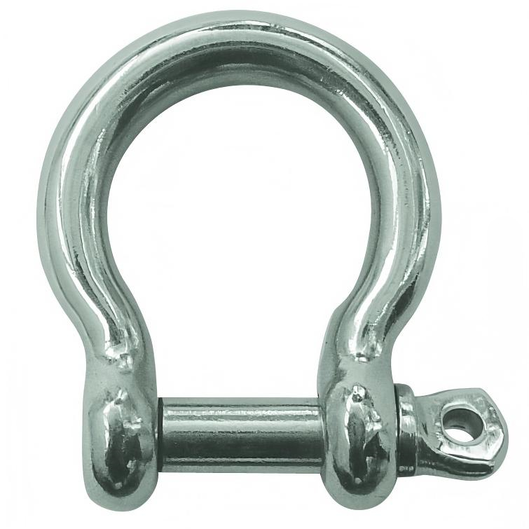Bow Shackle European Type Screw Pin Large Bow Shackles Galvanized