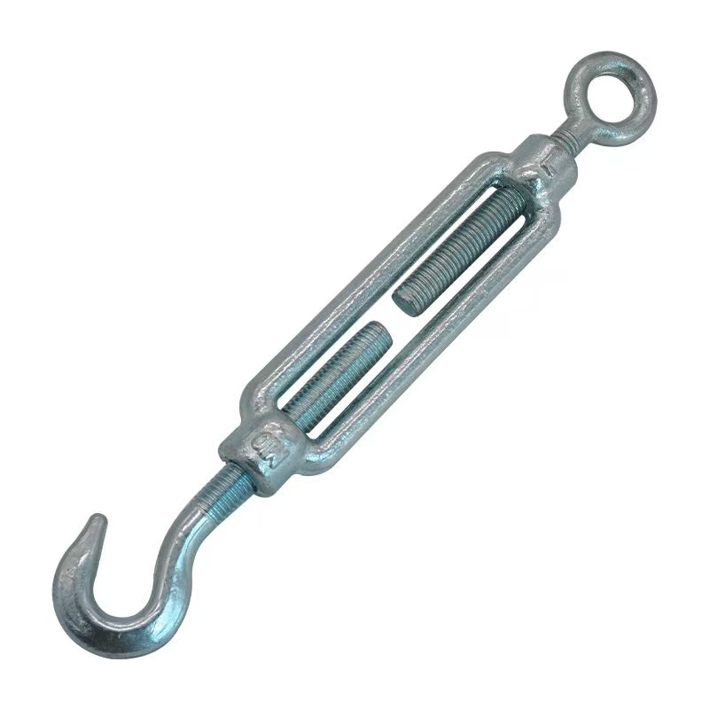 Rigging Hardware DIN1480 Hook Hook Turnbuckle Forged Steel Galvanized Din1480 Turnbuckles