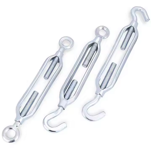 Japanese Jis Standard Forged Carbon Steel Chain Turnbuckle M12 M16 Zinc Plated Galvanized Finish Marine Frame