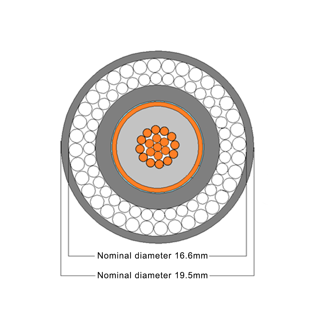 Power Armored Cable for Ultrasonic Oil Well