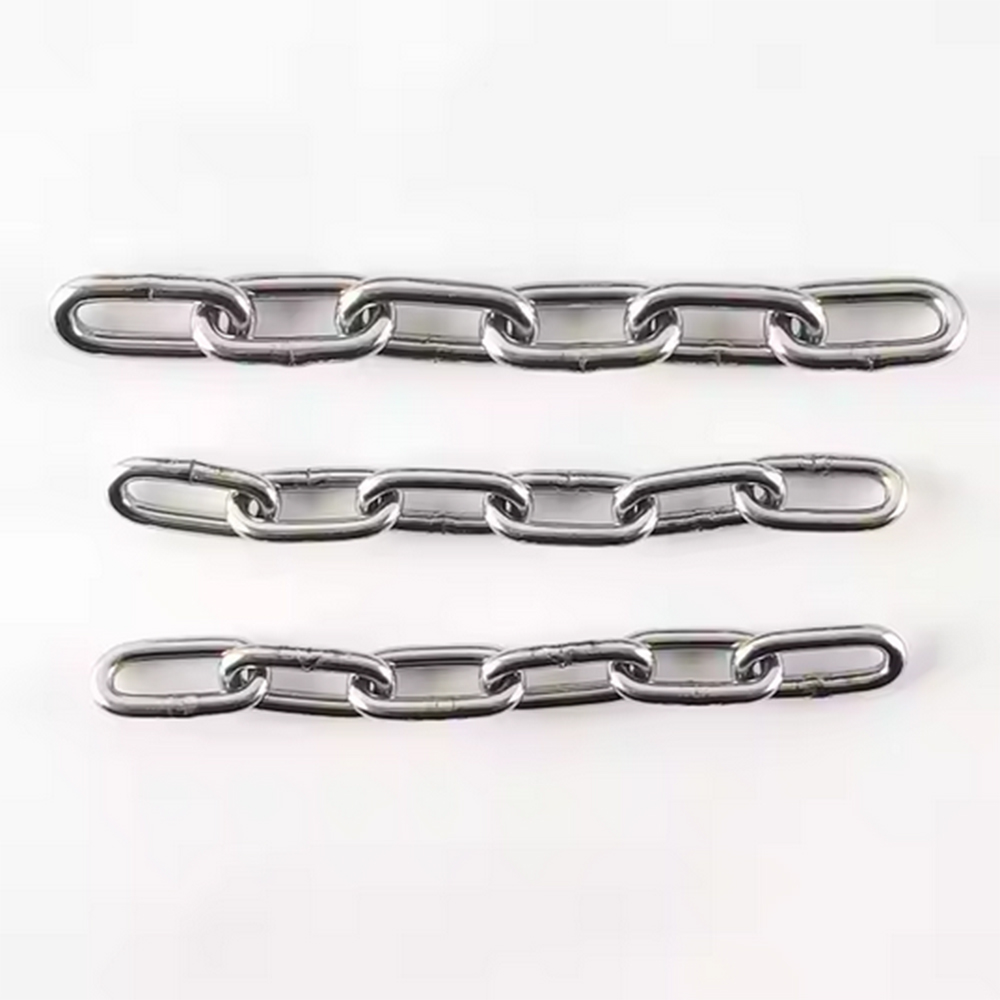 Mild Steel Korean Standard Short/Long Link Chain Stainless Steel 304 316 Chains