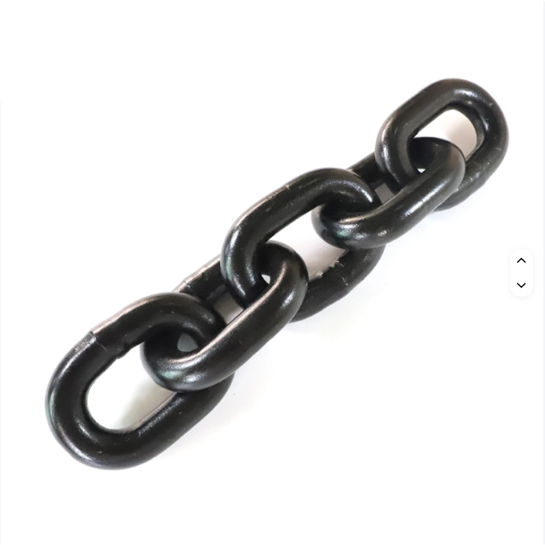 Alloy Steel Metal Black Fishing Chains Lifting Sling G80 Long Link Chain Marine Boat Welded Anchor Chain