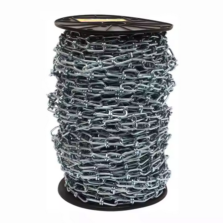 DIN5686 Weldless Knotted Chain Double Loop Link Chain 304 316 Stainless Steel Chains