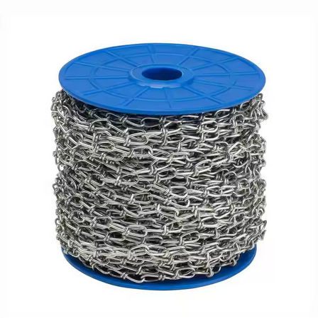 DIN5686 Weldless Knotted Chain Double Loop Link Chain Stainless Steel 304 316 Chains