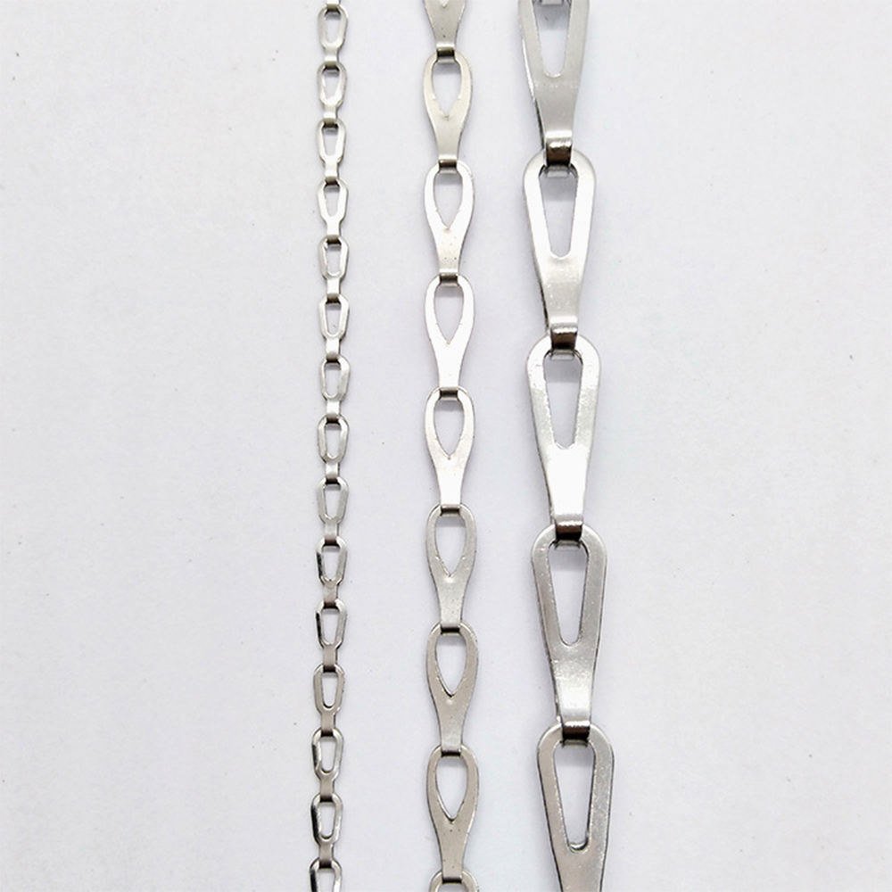 Stainless Steel Sash Melon Weldless Link Chain SASH Chain for Decoration