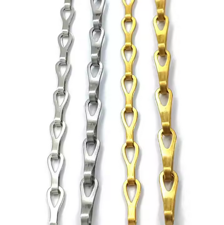 Weldless Link Chain Metal Chains Hardware Brass Sash Chain for Rigging Parts