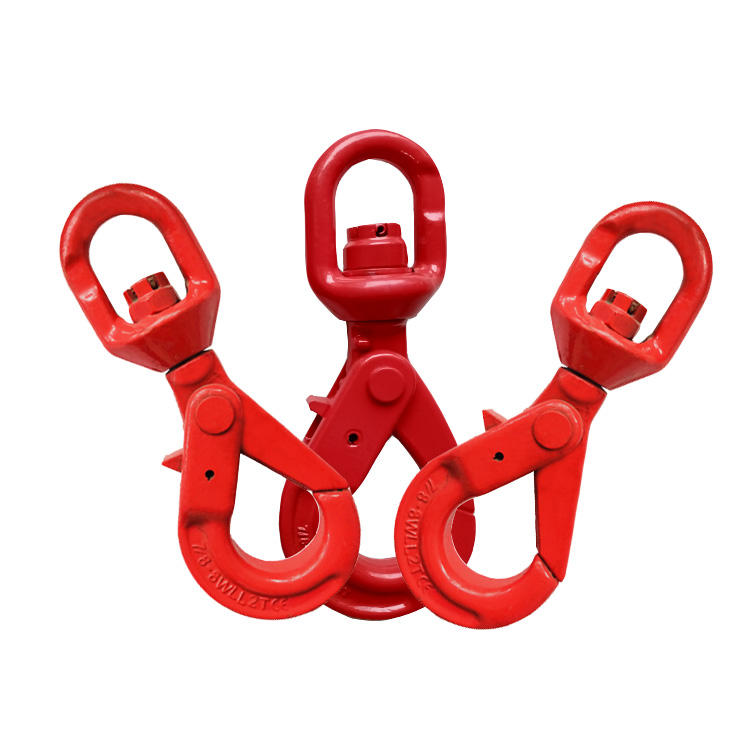 Alloy Steel G80 European Type Swivel Self-Locking Hook for Lifting G80 Lifting Rigging Clevis Selflock Hook