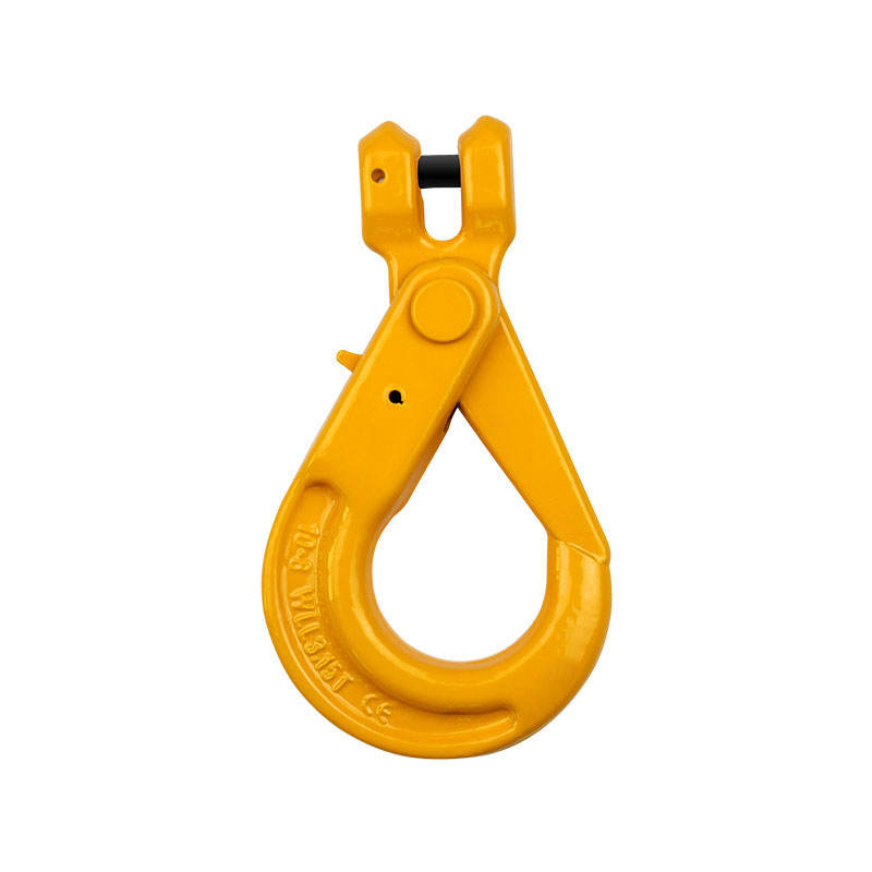 G80 Drop Forged Eye Lifting Hook European Type Eye Self-Locking Hook
