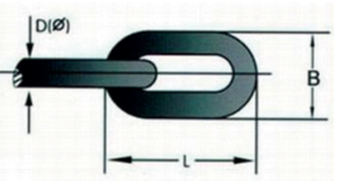 Studless anchor chain 500