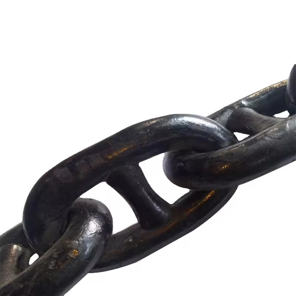 Full Size 10mm-200mm Large Link Chain Welded Fishing Chain Alloy Steel High Grade Offshore Mooring Stud Marine Anchor Chain