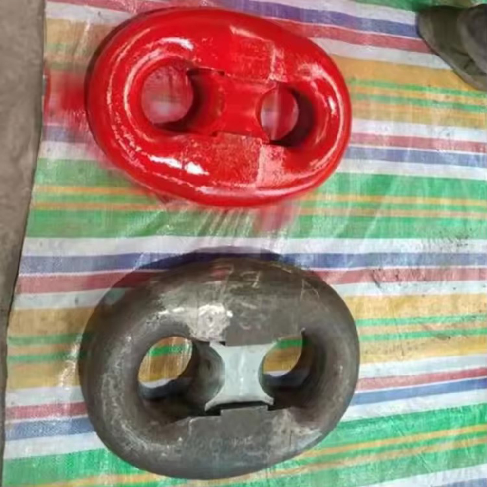 Mooring Connecting Links Shackle Forged Ocean Marine Anchor Chain Link Detachable Kent Shackle Dia.52mm Kenter Joining Shackle KS