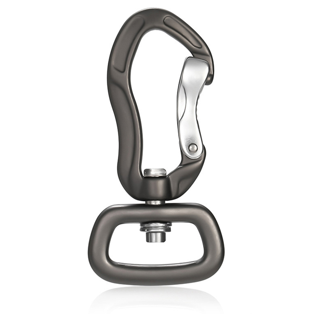 CH7805D2E 4KN Aluminum Swivel Snap Carabiner Hook Outdoor Camping Safety Buckle Carabiner Clip