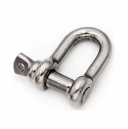 Stainless Steel G210 US Type Screw Pin D Shackles