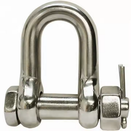 Marine Grade AISI316 Stainless Steel Us Type G2150 Dee Shackle Anchor Shackle With Safety Pin