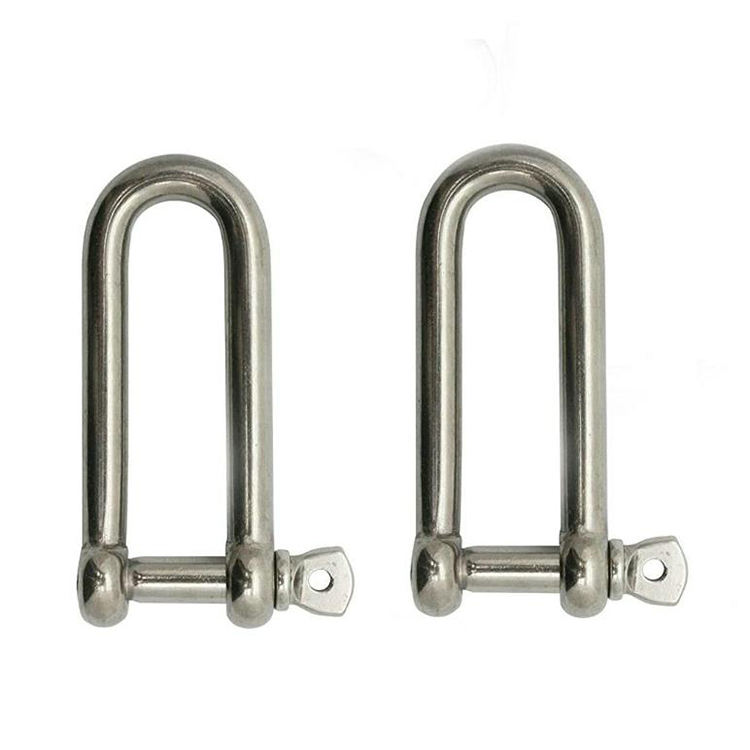 Marine Hardware Heavy Duty Stainless Steel Long D Type Shackle