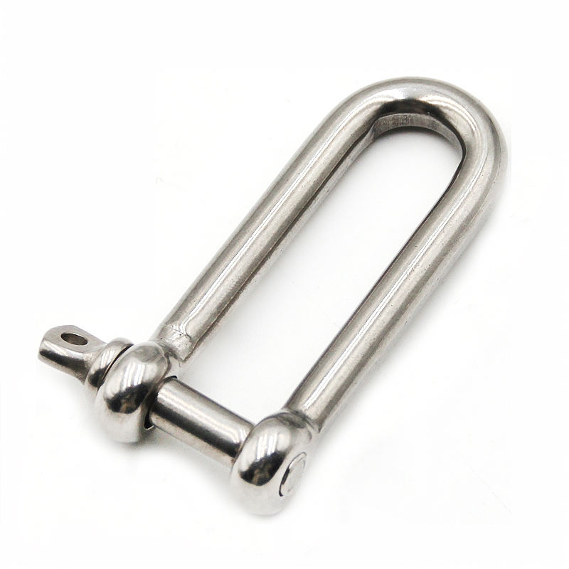 Marine Hardware Heavy Duty Stainless Steel Long Dee Type Shackle