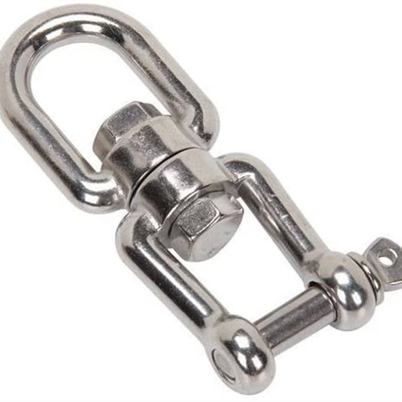 Marine Grade M6 M8 M10 Stainless Steel 304/316 Jaw and Eye Swivel Shackle