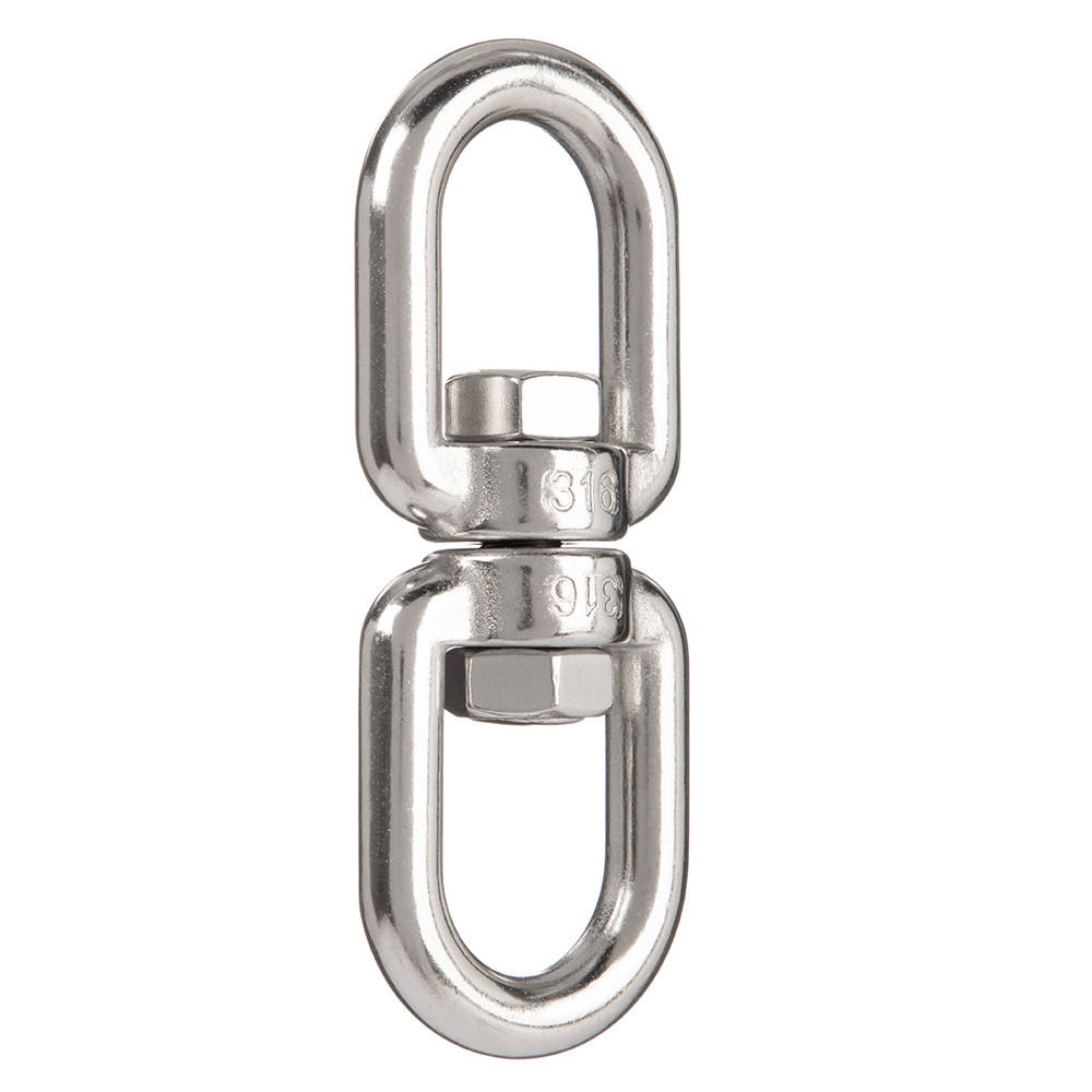 Eye Eye Swivel M6 M8 M10 M12 316 Stainless Steel Hardware Double Ended Swivel Eye-eye Swivel Ring