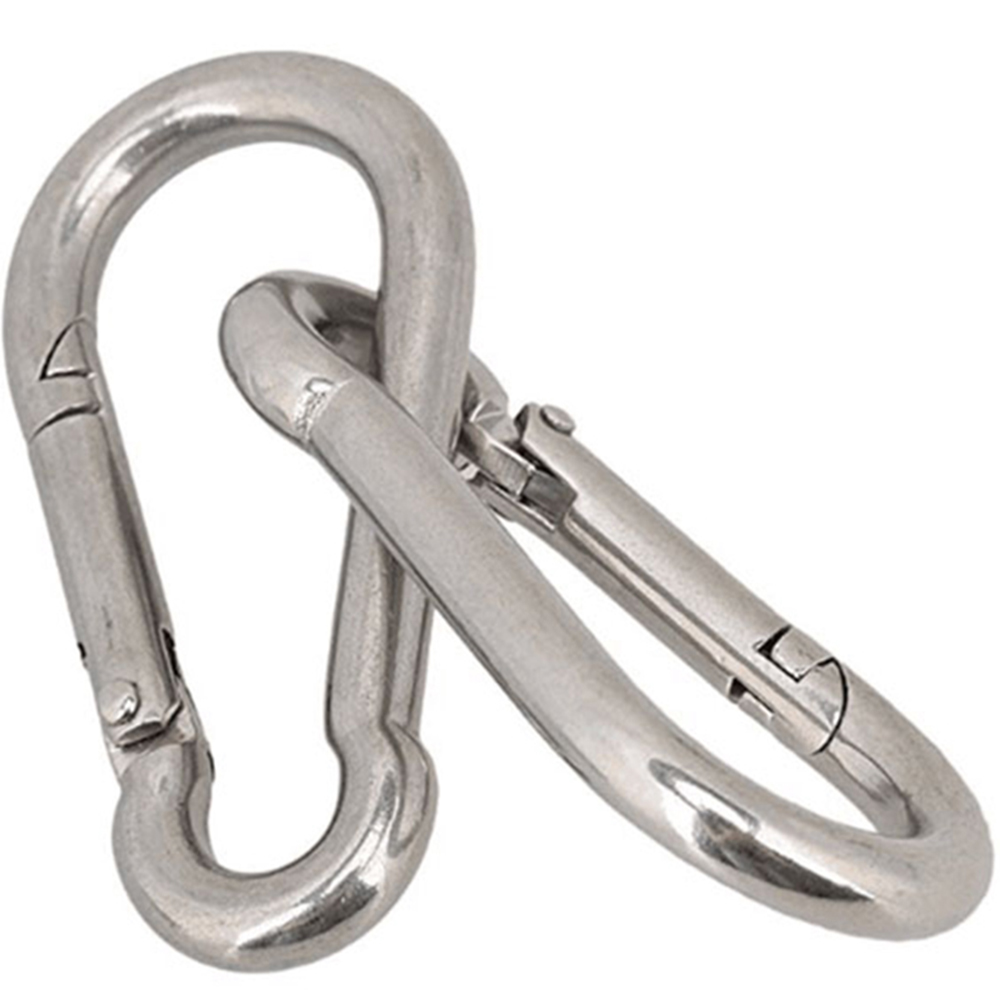 DIN5299C High Strength Stainless Steel Snap Hook Safety Climbing Carabiner Keychain Hook