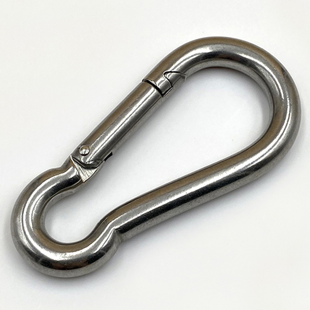 DIN5299 FORM C 304/316 Stainless Steel Spring Snap Hooks Outdoor Hanging Hammock Snap Hook Key-Lock Carabiner