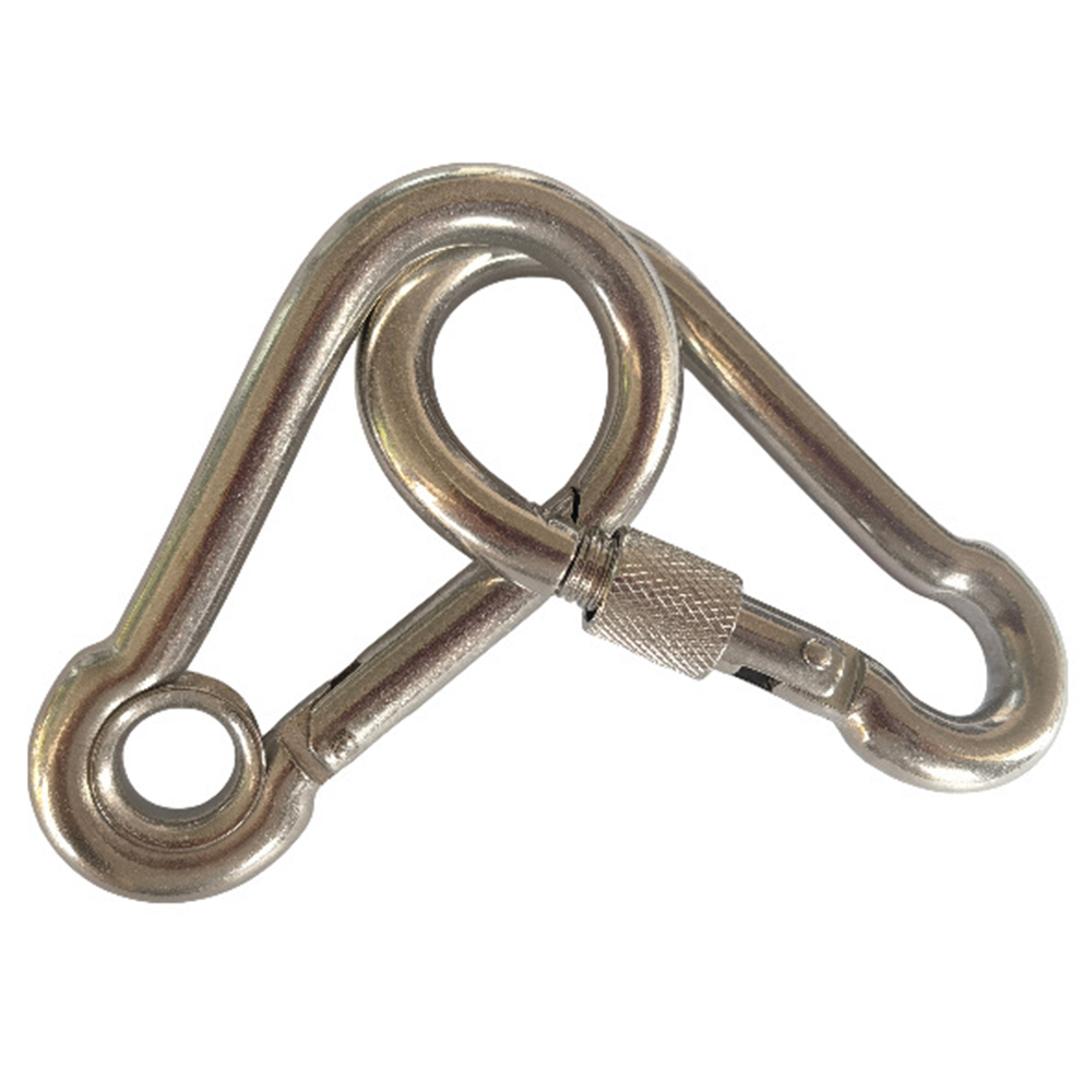 S-Snap hook with eyelet and screw 10