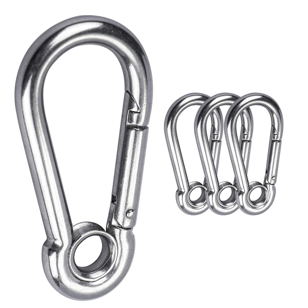 DIN5299 FROM A 304 316 Stainless Steel Spring Buckle Carabiner Snap Hook Climbing Carabiner Hook