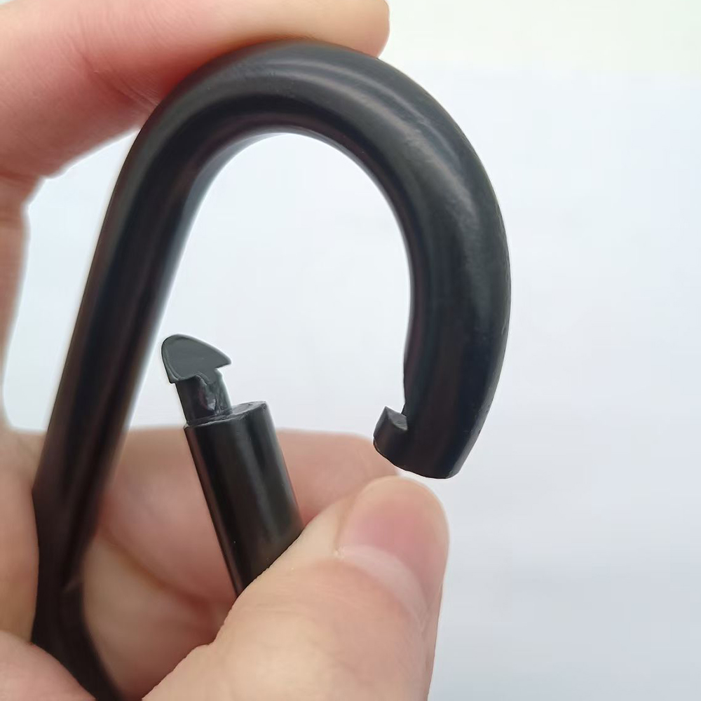 Black-Straight snap hook 7