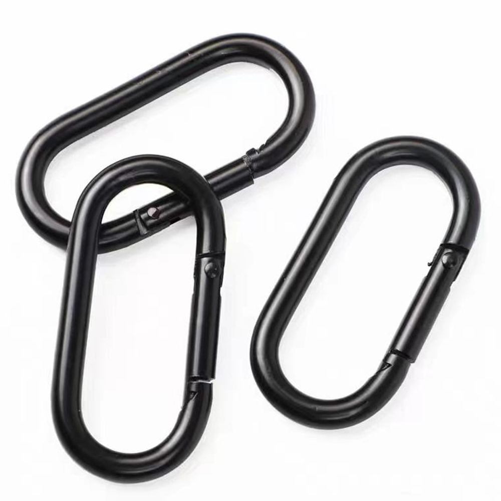 Black-Straight snap hook 6