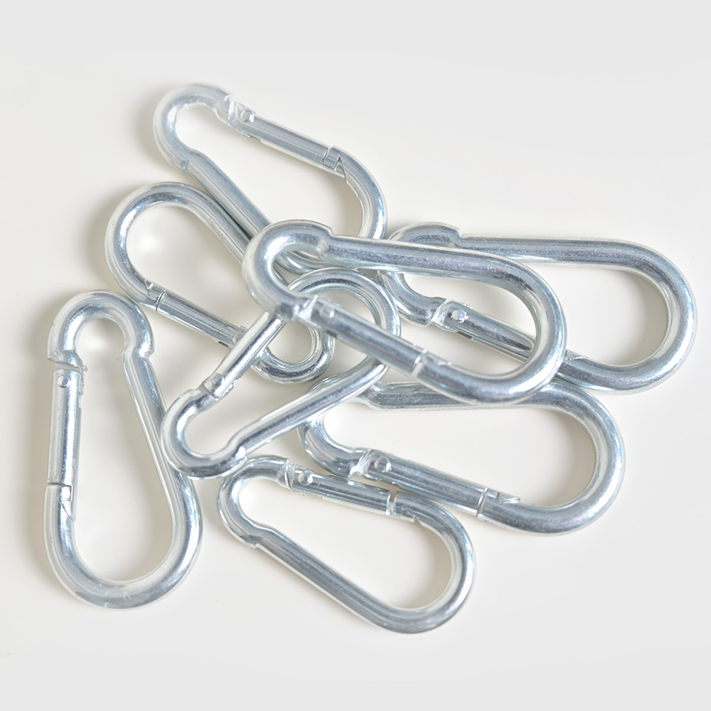 Zinc Plated DIN5299C Spring Snap Hook Metal Carabiner Galvanized Snap Hook