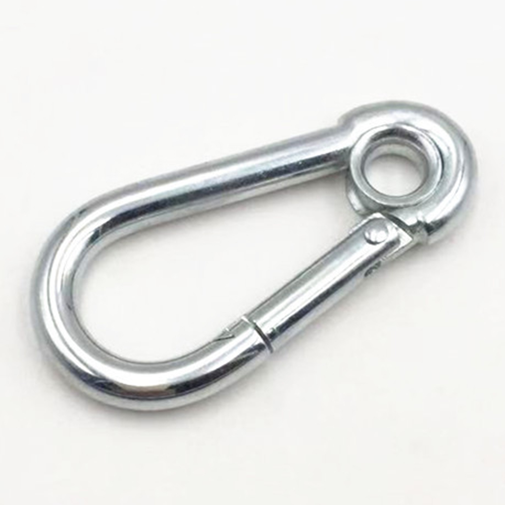 DIN5299A Zinc Plated Spring Snap Hook Climbing Safety Hook Carabiner Buckle