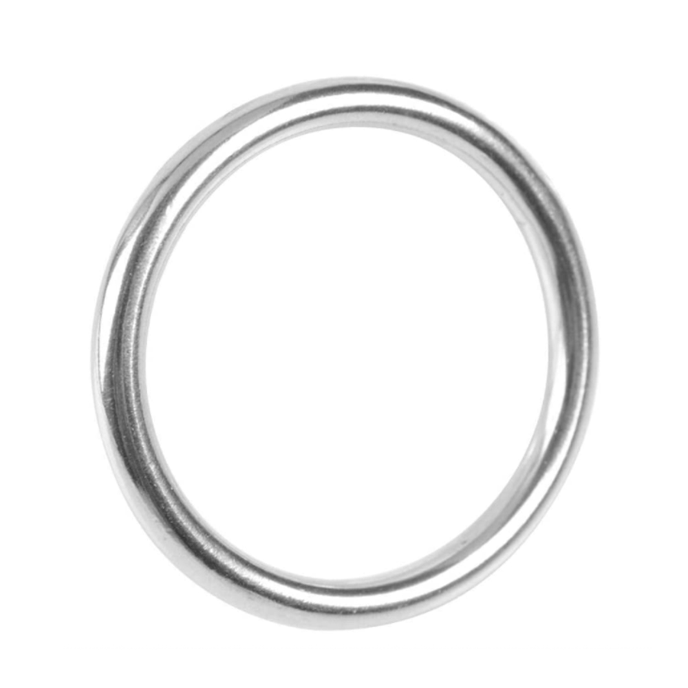 Seamless Welding O-Ring 304 316 Stainless Steel Rings Multi-Purpose Metal O Ring for Camping Belt Dog Leashes Luggage Accessories