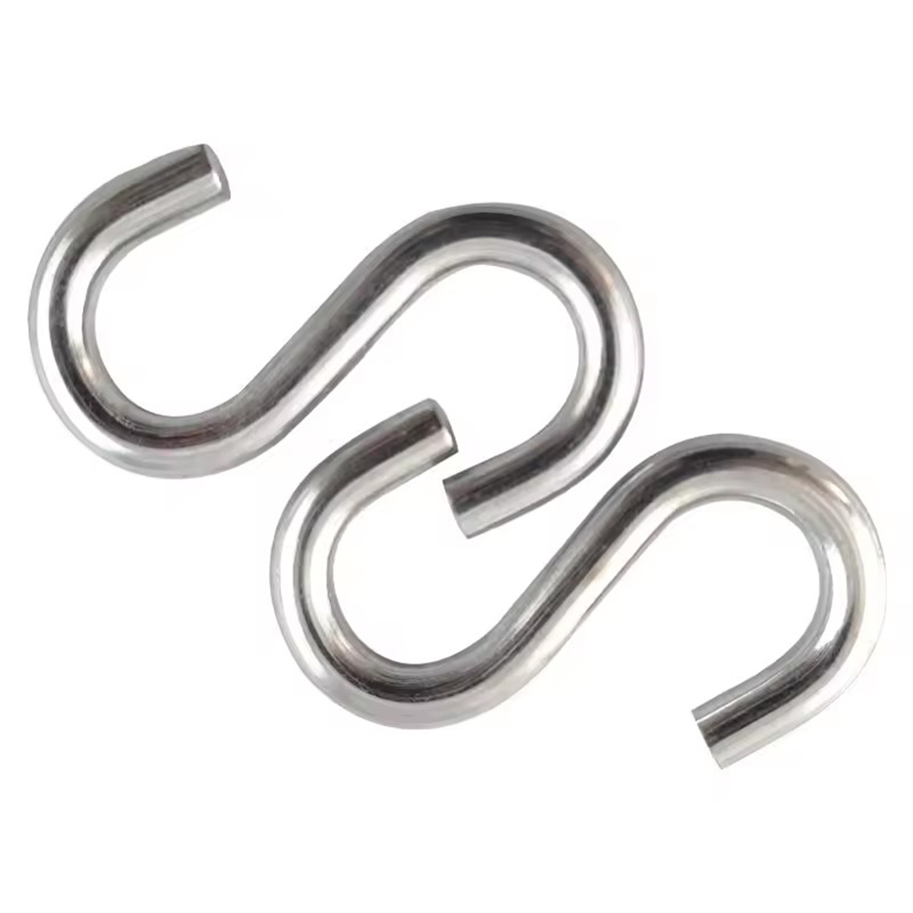 Metal Hanging S Shaped Hanger Hook Stainless Steel S Hooks for Kitchen Work Shop Bathroom Garden