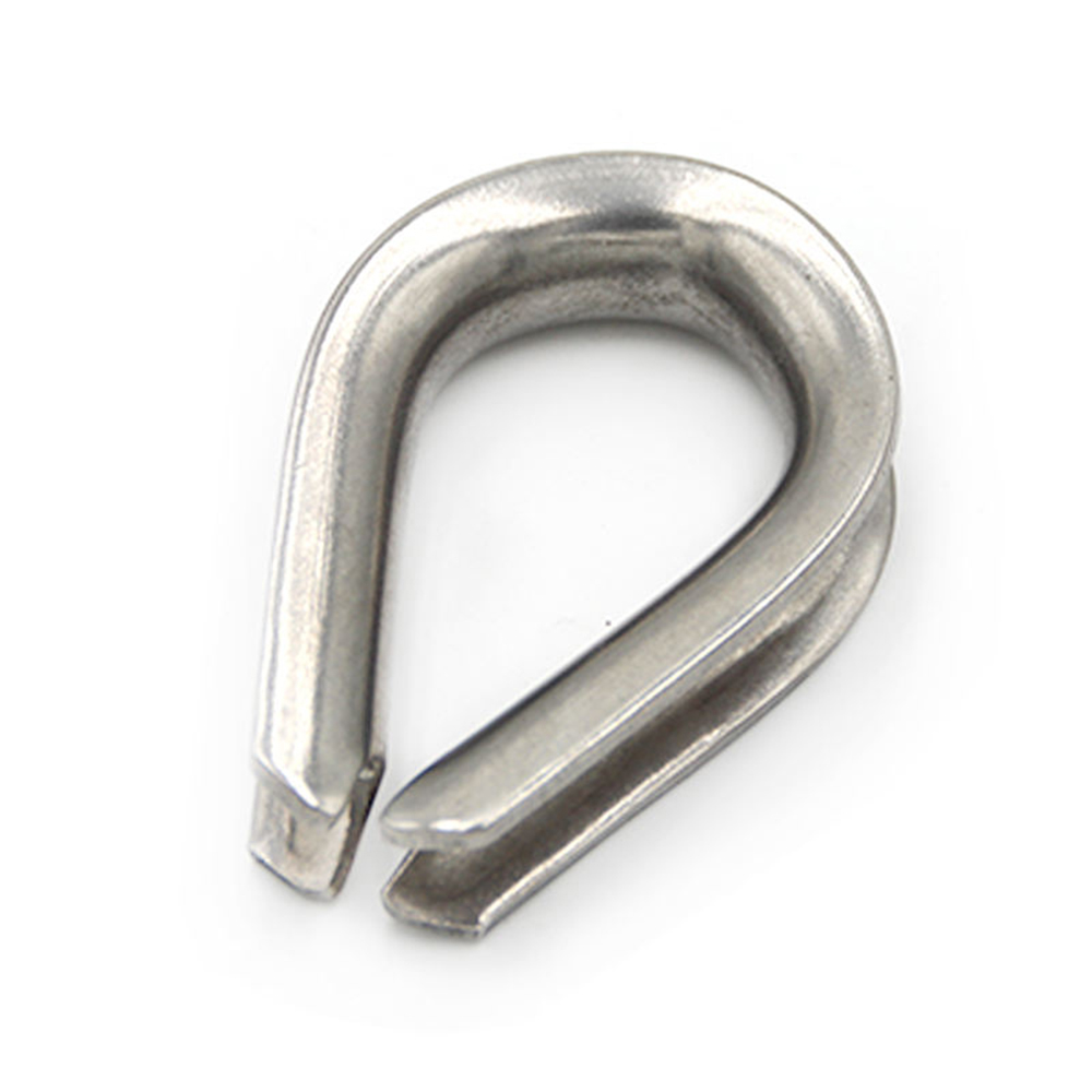 G411 Thimbles US Type Wire Rope Fitting 316 304 Stainless Steel Rigging ...