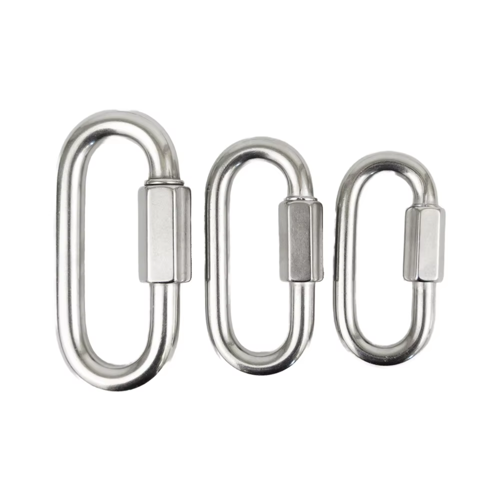 Outdoor Safety Catch Rigging Hardware Stainless Steel 316 304 Quick Link for Chain Connector