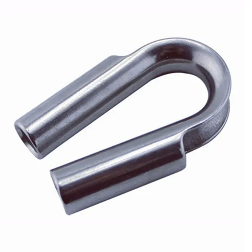 Heavy Duty High Polished Tube Thimble Stainless Steel AISI304/316 Wire Rope Thimble