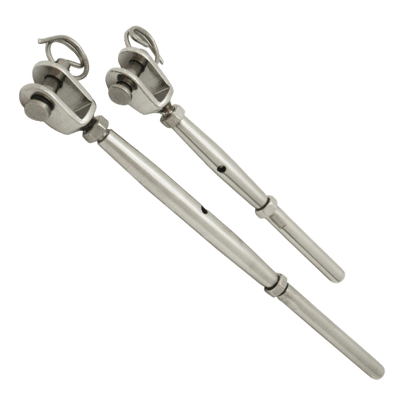 Rigging Screw AISI316 Toggle Swage European Jaw Type Stainless Steel Closed Body Turnbuckle