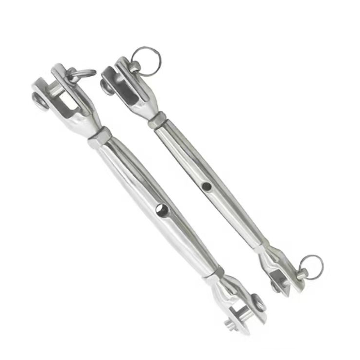 AISI304 AISI316 Stainless Steel Machined JIS Type Jaw Jaw Rigging Screw Closed Body Pipe Jaw-Jaw Turnbuckle