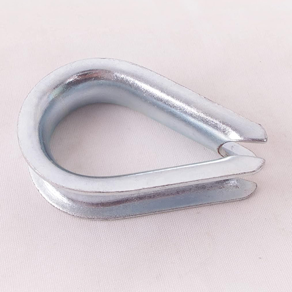 Dia. 1/2 in Carbon Steel Galvanized Thimble Rigging Cable Thimble Wire Rope Thimble