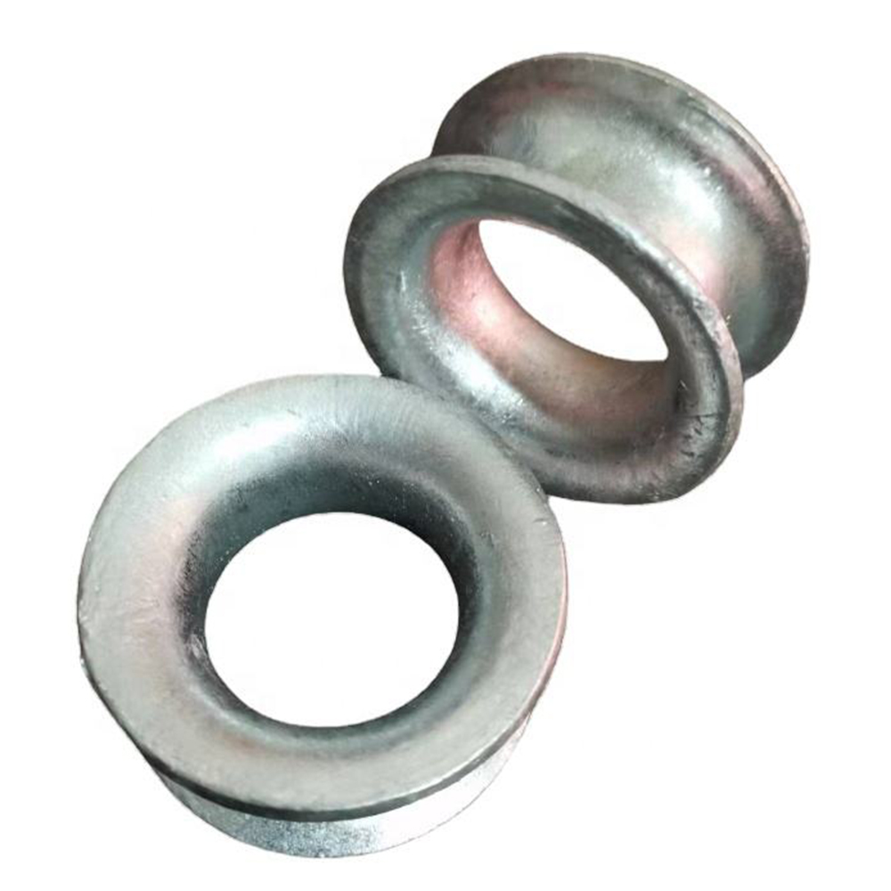 Electro Galvanized Round Thimble Wire Rope Terminal Fittings Galvanized Thimble