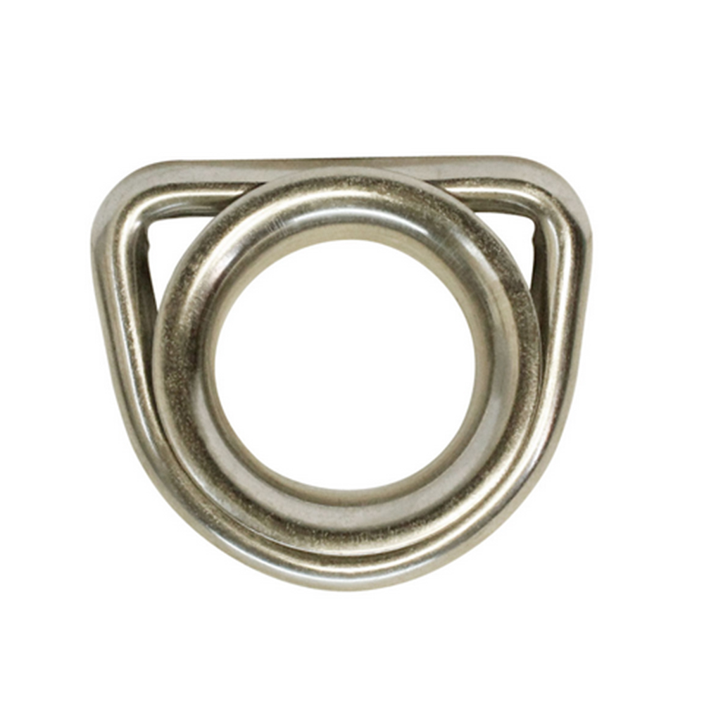 304 316 Stainless Steel D-Ring Thimble Shave Wire Rope Marine Rigging Hardware Sunshade Awning Accessories Wire Rope Cable Thimble