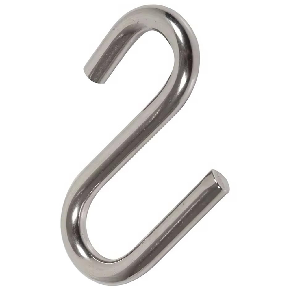 Heavy Duty S Shape Hook Rigging Hardware Customized S-type Hanger Meat Hook 316 Stainless Steel S hook for Hanging