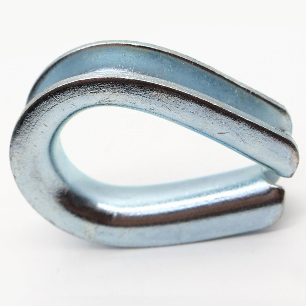 US Type G414 Wire Rope Thimble Hot Dipped Galvanized Extra Heavy Thimbles Rigging Hardware Cable Thimble