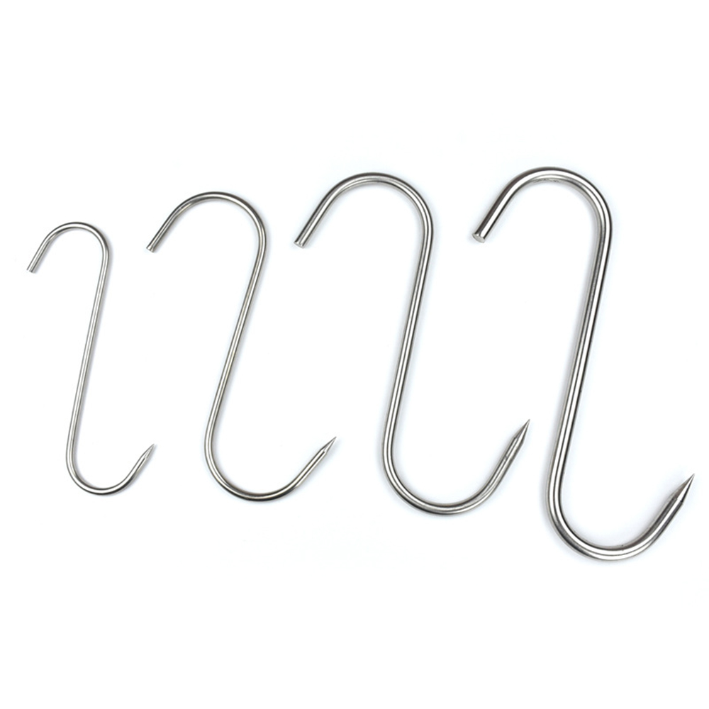 Custom Meat Hook Stainless Steel Meat Hooks Hanging S Meat Butcher Hook for Beef